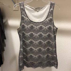 Lace tank blouse